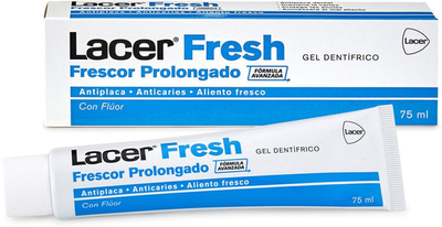 Żelowa pasta do zębów Lacer Fresh Gel Toothpaste 75 ml (8470002176041)