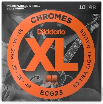 Струны для электрогитары D'Addario ECG23 XL CHROMES EXTRA LIGHT (10-48)