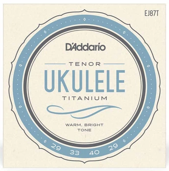 Струны для укулеле тенор D'Addario EJ87T Titanium Ukulele Tenor