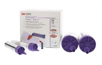 Полиэфирный материал для монофазной техники снятия оттиска 3M ESPE Impregum Penta Soft (Импрегум Пента Софт), 300 мл+ 60мл 300+60мл