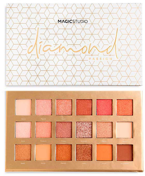 Paleta cieni Magic Studio Powerful Cosmetics 18 Colors Diamond (8436576509937)