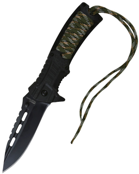 Ніж тактичний надійний розкладний ніж для охорони та силових структур KOMBAT UK kb-ll5098-bk (OR.M_594)