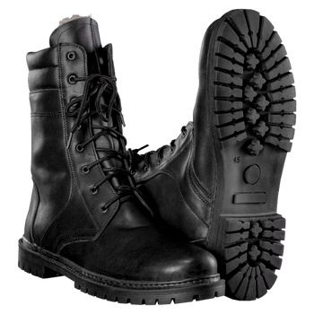 Берці тактичні польові полегшені черевики з вентиляцією для силових структур KOMBAT Чорний 37 (OR.M_1280)