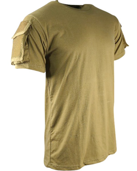 Футболка чоловіча тактична польова повсякденна футболка для спецсужб S койот (OR.M_894)