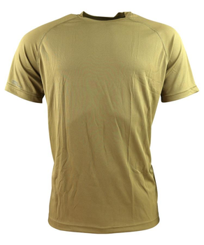 Футболка тактична чоловіча літня повсякденна футболка для силових структур S койот (OR.M_648)
