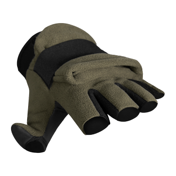 Перчатки тактические полевые универсальные рукавицы для охотников и силовых структур M Олива (OR.M_983)