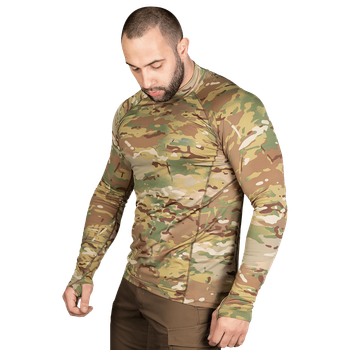 Лонгслив тактичечкий мужская футболка с длинным рукавом для силовых структур XXXL Multicam (OR.M_1115)