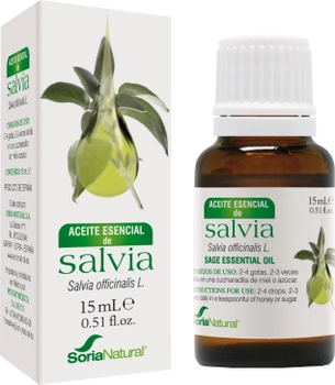 Ефірна олія Soria Esencia De Salvia 15 мл (8422947080297)