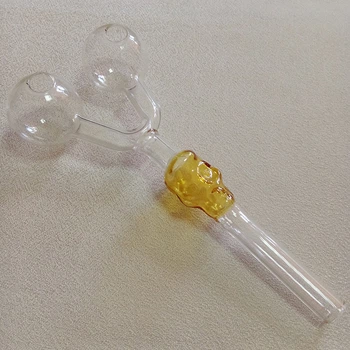 Стеклянная трубка для курения Билли Бонс Oil Yellow Ø30 мм. (28414)