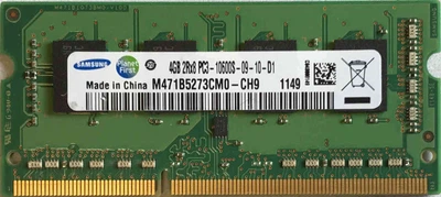 Пам'ять Samsung 4 GB SO-DIMM DDR3 1333 MHz (M471B5273CM0-CH9)