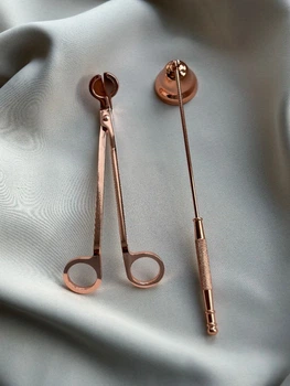 Набір аксесуарів(ножиці+дзвіночок) Rose Gold Без бренду 1567