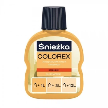 Краситель Sniezka Colorex, 100мл, 060 – кремовый