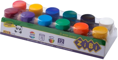 Краски гуашевые ZiBi Kids Line 12 цветов 20 мл (ZB.6658)