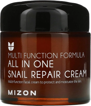 Крем для обличчя Mizon All in One Snail Repair Багатофункціональний відновлюючий з муцином равлика 75 мл (8809663751654)