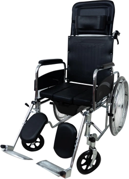 Коляска інвалідная Dayang з санітарним оснащенням висока (DY02608(4) GC- 46)