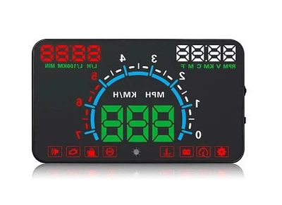 Бортовой компьютер OBD2 HUD E350 5.8" дисплей