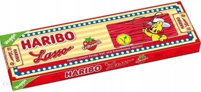 Желейная конфета Haribo Lasso Strawberry 60 см X 50 шт