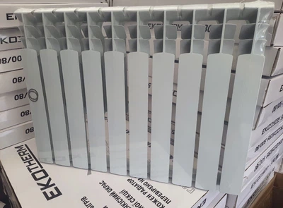 Биметаллический радиатор Ekotherm 500/80 батарея отопления (1 секция)