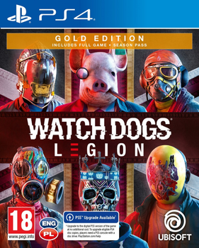 Гра PS4 Watch Dogs Legion Gold Edition (Blu-ray) (3307216143208)