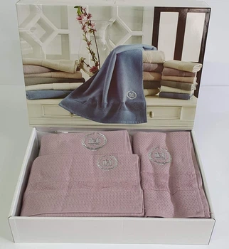 Полотенца Maison D'or 3шт Bonni Lilac