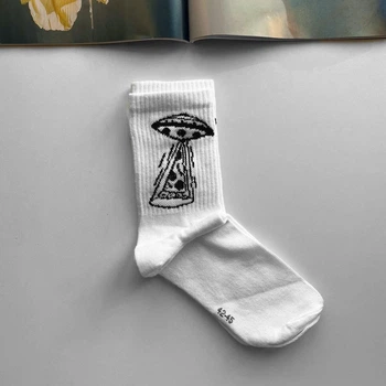 Мужские носки SuperSox НЛО, Белые 41-45р.