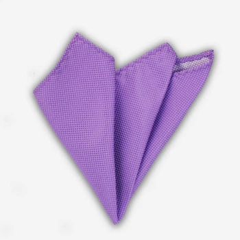Платок Bow Tie House ліловий текстурний в клітку 07412