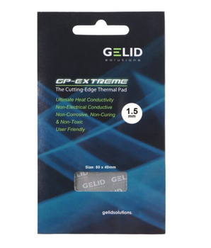 Термопрокладка Gelid GP-Extreme 80х40х1.5 мм 12w/mk