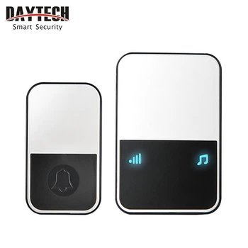Дверной звонок Daytech Db31 беспроводной, водозащищенный 300 метров, батарейка в комплекте