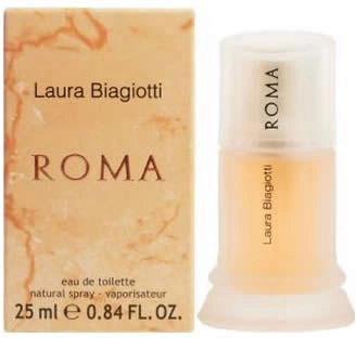 Woda toaletowa damska Laura Biagiotti Roma Eau De Toilette Spray 25 ml (8011530000295)