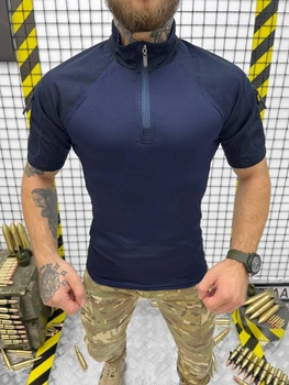 Убакс Тактическая рубашка с коротким рукавом синий XL