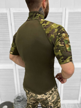 Убакс стрейч Тактическая рубашка с коротким рукавом LOGOS мультикам ХL
