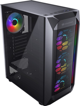 Obudowa Cougar MX410 Mesh-G RGB Czarny (CGR-5VM6B-MESH-G-RGB)