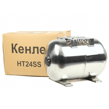 Гідроакумулятор Кенле (Kenle) HT-24SS з нержавіючої сталі обʼємом 24 літрів