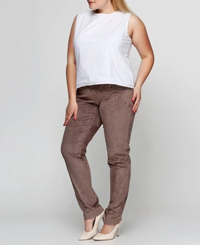 Брюки женские Gerry Weber, GW-7-004 коричневый, размер 46R