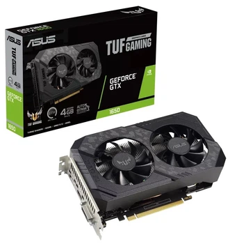 Видеокарта GF GTX 1650 4GB GDDR6 TUF Gaming V2 Asus (TUF-GTX1650-4GD6-P-V2-GAMING)