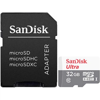 Карта пам'яті Sandisk 32GB SDHC C10 UHS-I R100MB/s Ultra Lite (SDSDUNR-032G-GN3IN)