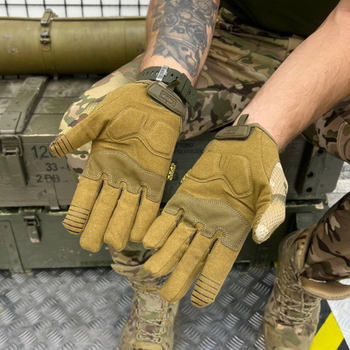 Плотные сенсорные перчатки М-Расt с дышащими вставками TrekDry и усиленными накладками мультикам размер M