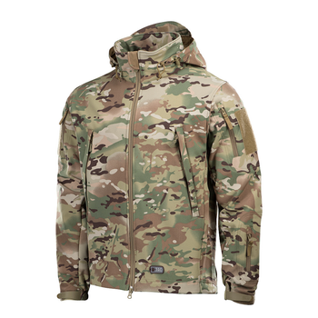 Чоловічий зимовий Комплект M-TAC Куртка + Штани / Польова форма SoftShell на флісі мультикам розмір 3XL
