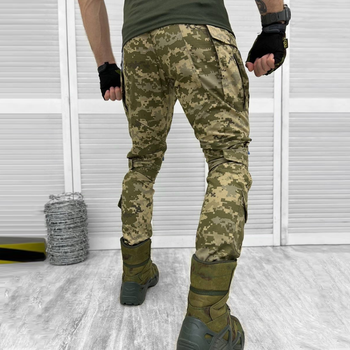 Чоловічі штани RipStop з наколінниками піксель / Міцні статутні брюки розмір XL