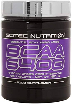Kompleks aminokwasów Scitec Nutrition BCAA 6400 125 tabletek (728633107513)