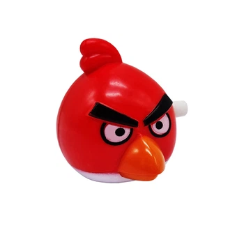 Заводная игрушка Птичка 8866, 6 см Красный