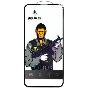 Противоударное Защитное стекло 5D Anti-static Matte для Apple iPhone 13 Pro Max /14 Plus (6.7") Черный