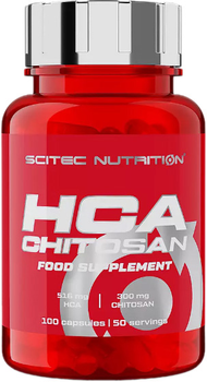 Дієтична добавка Хітозан Scitec Nutrition HCA-Chitosan 100 капсул (5999100029583)