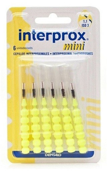 Щіточки для зубів Interprox 1.1 Interproximal Mini 6 шт (8427426033269)