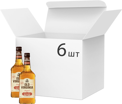 Упаковка віскі Old Virginia 0.7 л 40% х 6 шт (13147699105419)
