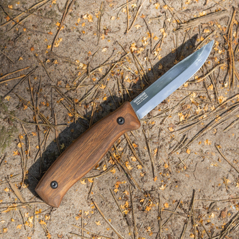 Туристический Нож из Углеродистой Стали с ножнами BS3 CSH BPS Knives - Нож для рыбалки, охоты, походов