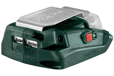 Силовой адаптер батареи с фонариком Metabo PA&nbsp;14.4-18&nbsp;LED-USB (600288000)