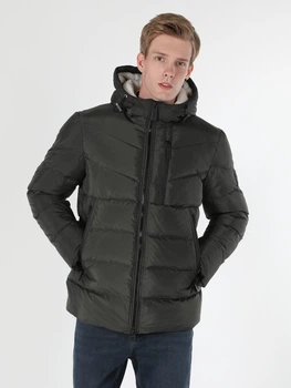 Куртка демисезонная с капюшоном мужская Colin's CL1060924GRN S Green (CL1060924GRN_S)
