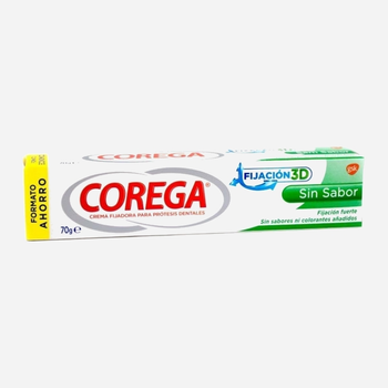 Крем-фіксатор для зубних протезів і брекетів Corega Flavor Free Fixing Cream 70г (8431890070446)