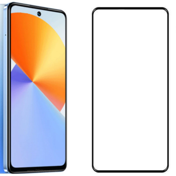 Защитное стекло LUX для Infinix Note 30 Pro NFC (X678B) черный Full Сover Full Glue 0,3 мм